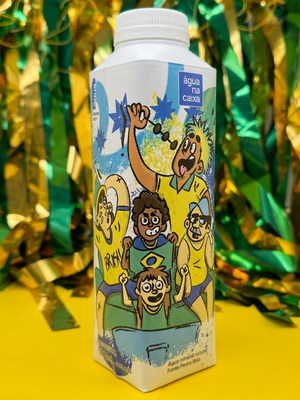 Agua na Caixa 500ml - Edição Futebol - 12 Unidades
