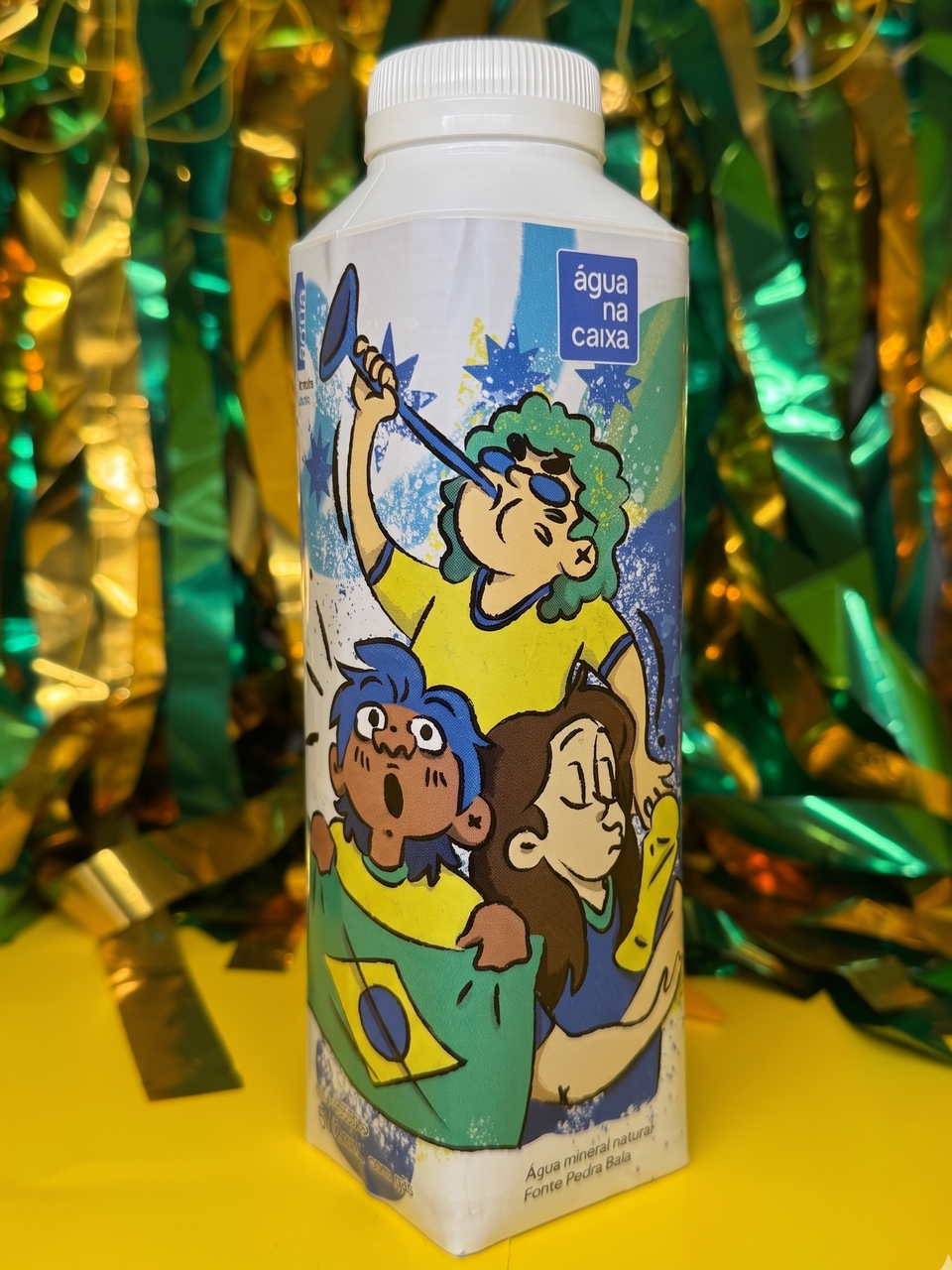 Agua na Caixa 500ml - Edição Futebol - 12 Unidades