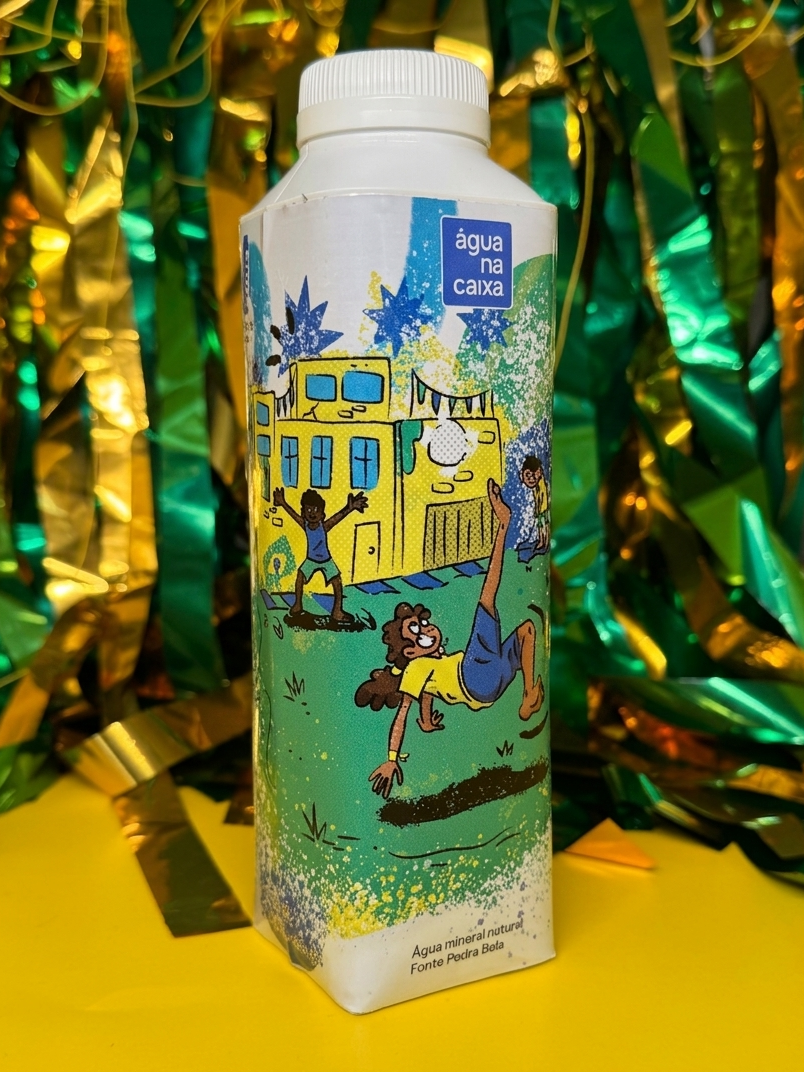 Agua na Caixa 500ml - Edição Futebol - 12 Unidades