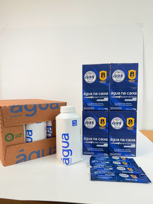 Kit 4 Display de Eletrólitos de Tangerina Freeze + Pack Agua 330ml