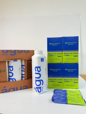 Kit 4 Display de Eletrólitos de Limão + Pack Agua 500ml