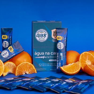 Água na Caixa® + Eletrólitos Tangerina Freeze
