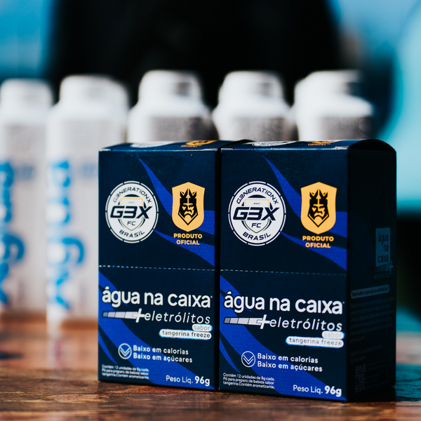 Água na Caixa +Eletrólitos® - Repositor de Eletrólitos em pó G3X