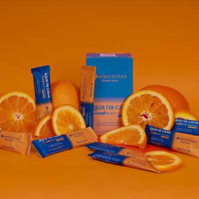 Água na Caixa® + Eletrólitos Laranja
